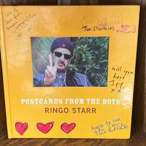Vintage Beatles Book Postcards From The Boys Ringo Starr.